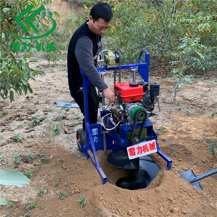 電啟動植樹挖坑機柴油版有力